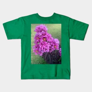 Lavander lace flower Kids T-Shirt